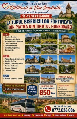 imagine - Porți Deschise spre Istorie: Turul Bisericilor Fortificate din Hunedoara