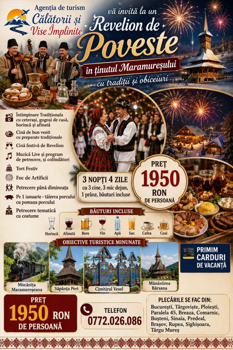 Revelion de poveste în Maramureș: Tradiții și obiceiuri autentice