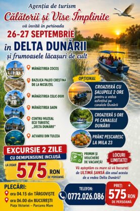imagine - Dobrogea în două zile: Între liniștea mânăstirilor și magia Deltei