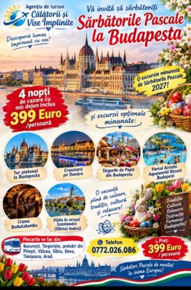 imagine - Magia Primăverii: Cum să sărbătorești Paștele pe străzile pline de farmec ale Budapestei